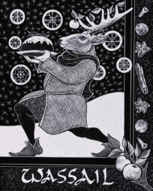 Wassail Stag, 2021, 8" x 10"